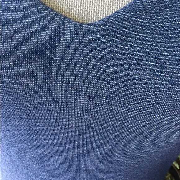 INC Blue Shimmering Blouse - Picture 2 of 3